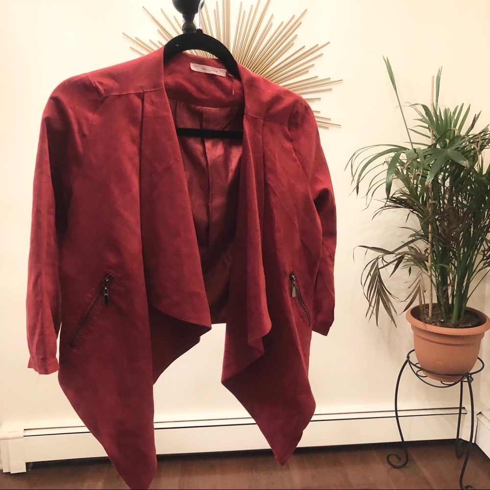 Suede Cropped Jacket